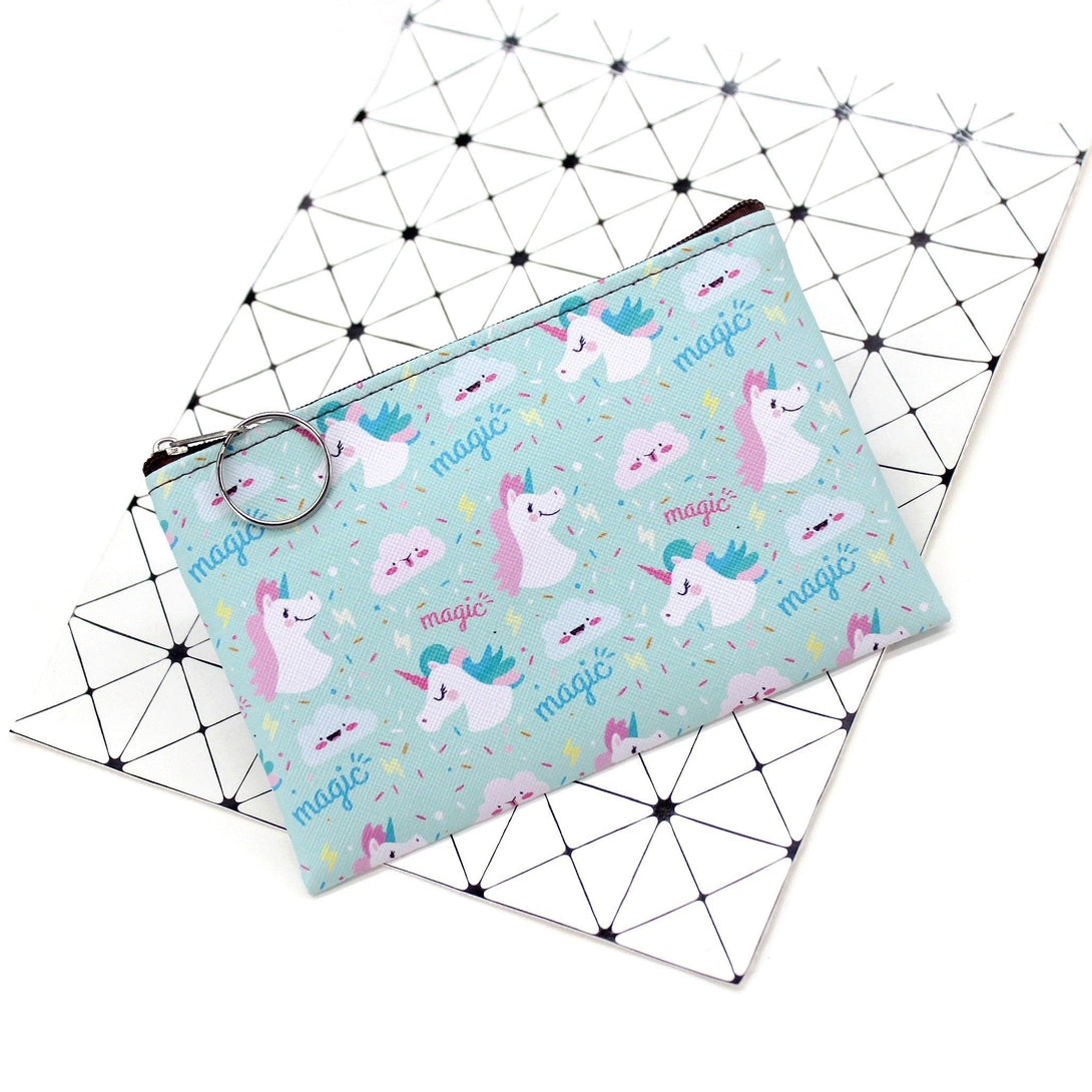 Cartoon Unicorn Themed Coin Purse - Stylus Kids