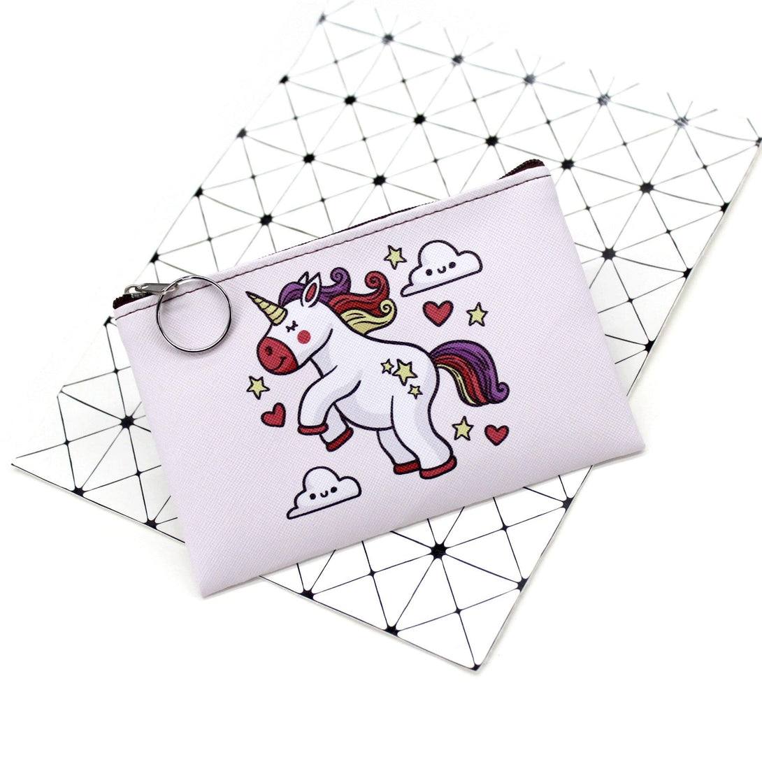 Cartoon Unicorn Themed Coin Purse - Stylus Kids