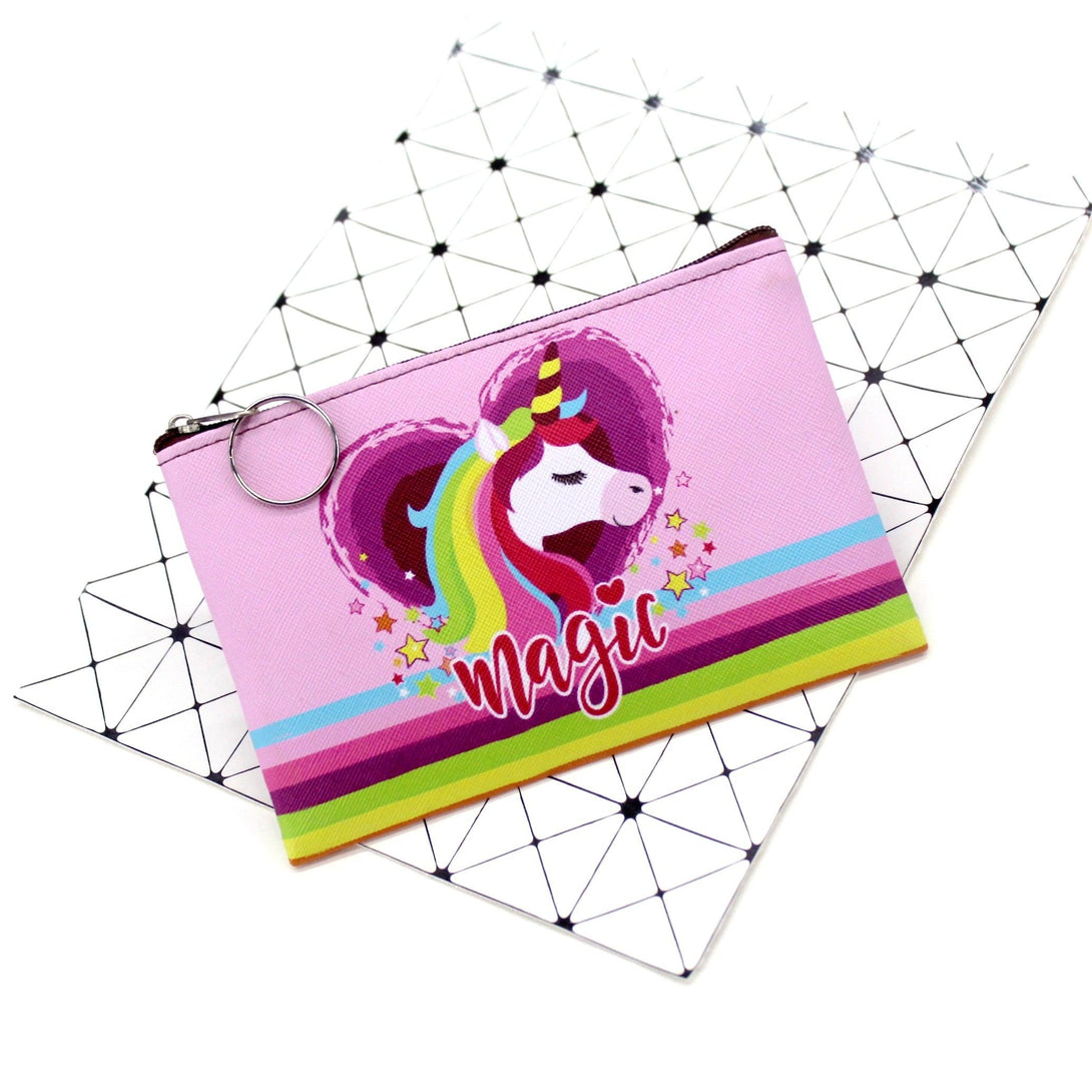 Cartoon Unicorn Themed Coin Purse - Stylus Kids