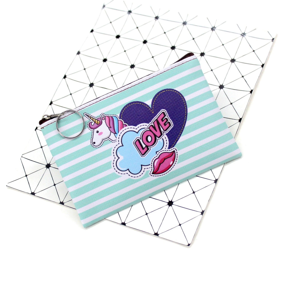 Cartoon Unicorn Themed Coin Purse - Stylus Kids