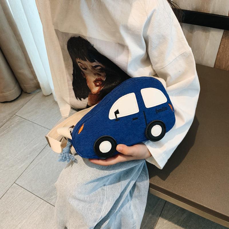 Children's Car Shaped Corduroy Mini Wallet - Stylus Kids