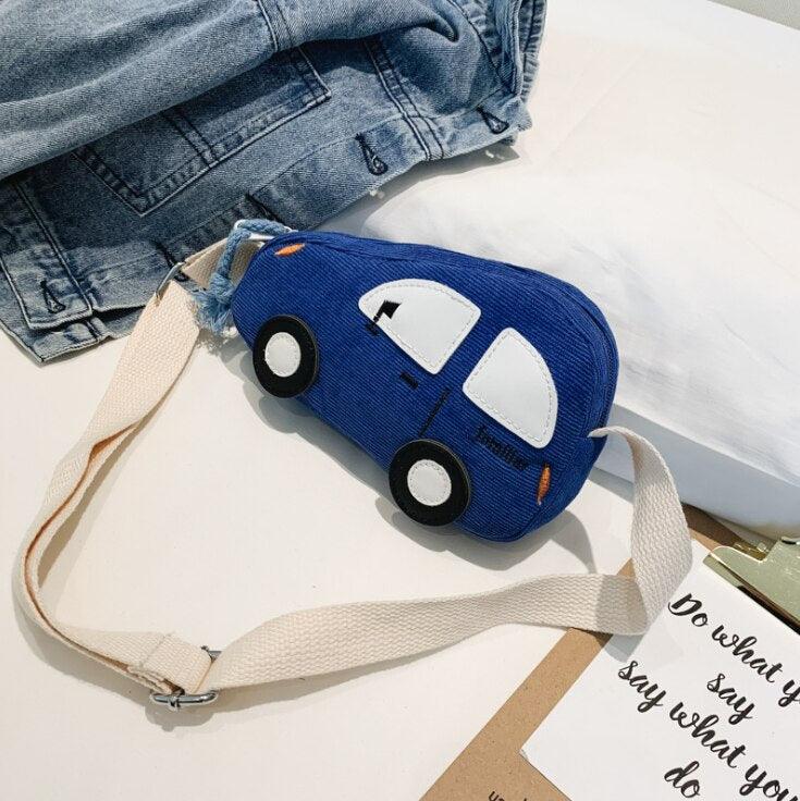 Children's Car Shaped Corduroy Mini Wallet - Stylus Kids