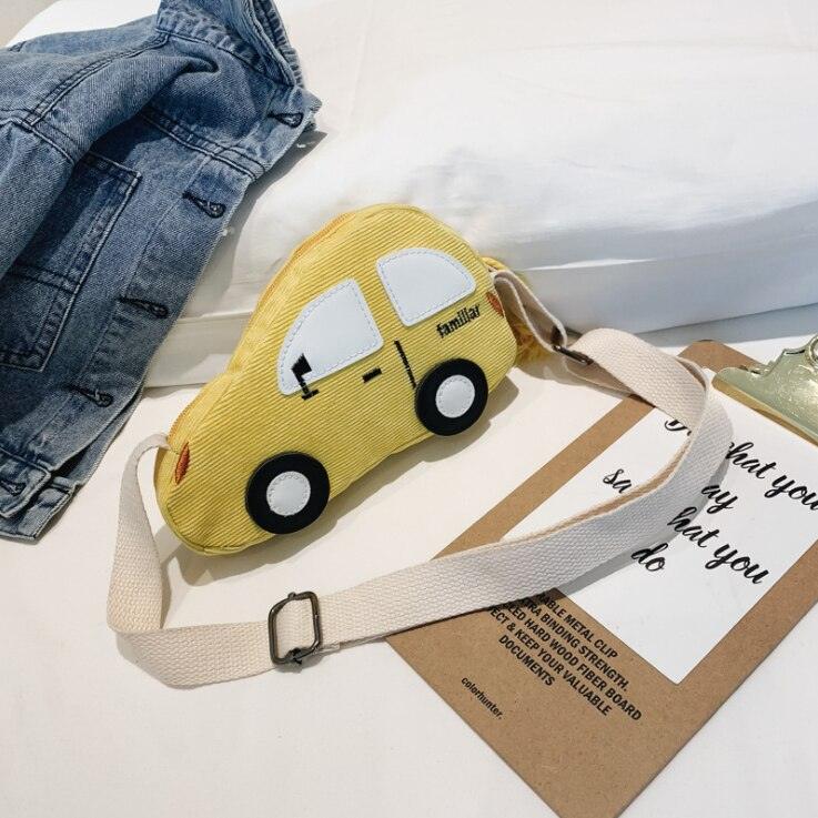 Children's Car Shaped Corduroy Mini Wallet - Stylus Kids