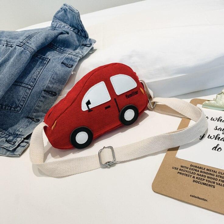 Children's Car Shaped Corduroy Mini Wallet - Stylus Kids