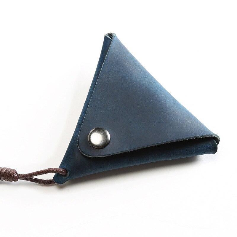 Triangle Designed Genuine Leather Coin Wallet - Stylus Kids