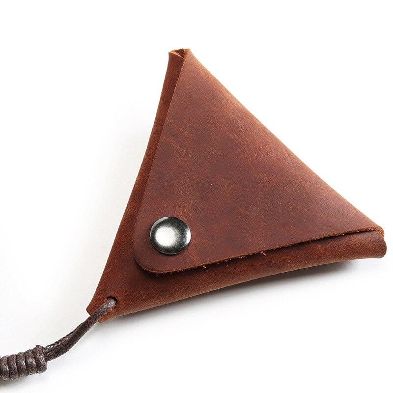 Triangle Designed Genuine Leather Coin Wallet - Stylus Kids