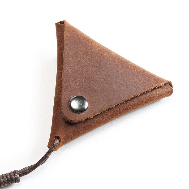 Triangle Designed Genuine Leather Coin Wallet - Stylus Kids