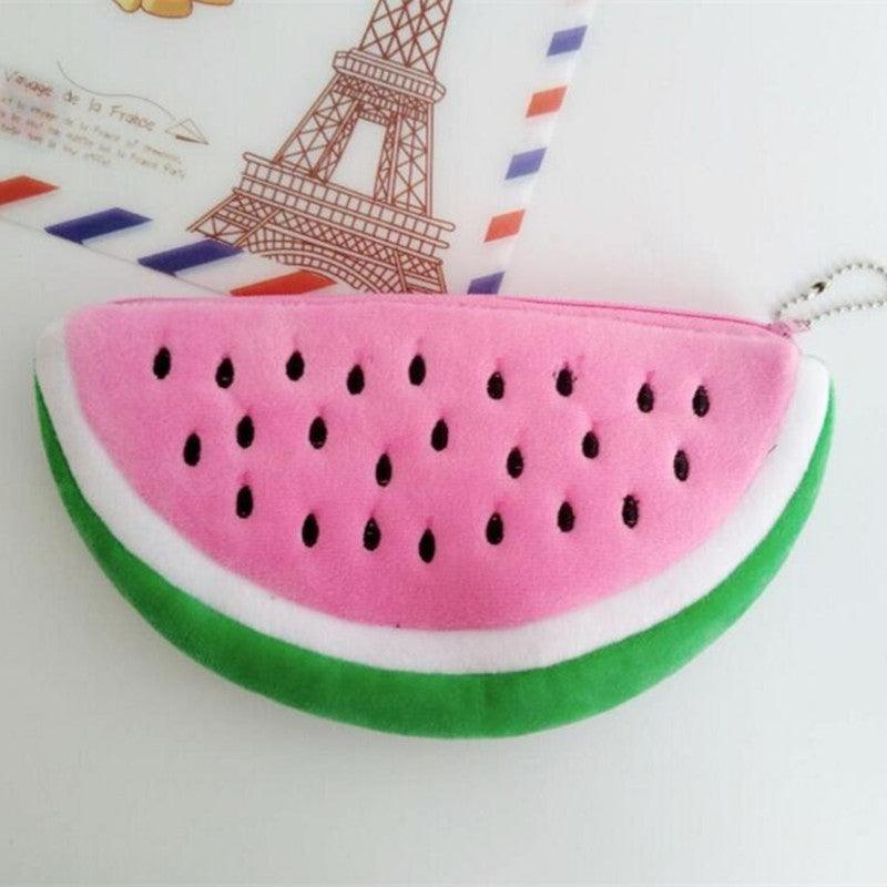 Colorful Fruit Shaped Corduroy Coin Purse - Stylus Kids