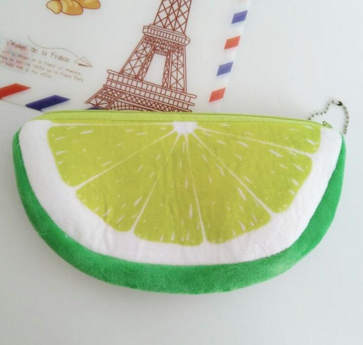 Colorful Fruit Shaped Corduroy Coin Purse - Stylus Kids