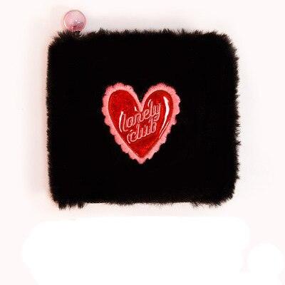 Girl's Heart Plush Zipper Purse - Stylus Kids