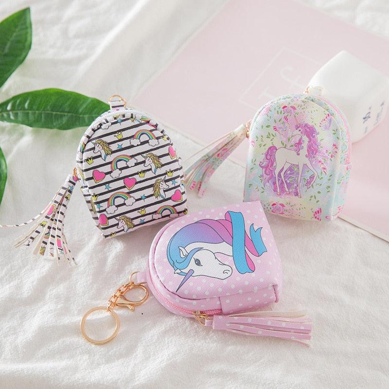 Adorable Coin Pouches with Unicorn Themed Prints - Stylus Kids