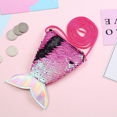 Mermaid Tail Sequined Messenger Bag - Stylus Kids
