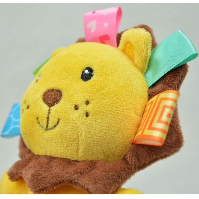 Baby's Animal Shaped Plush Rattle Toy - Stylus Kids