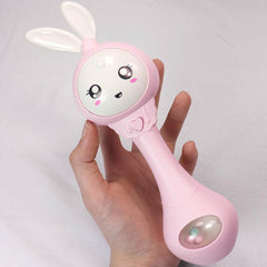 Baby's Music Teether Bunny Rattle Toy - Stylus Kids