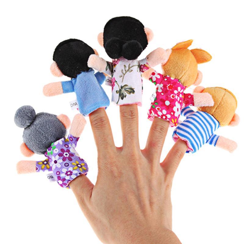 Cartoon Animals Plush Finger Puppets - Stylus Kids
