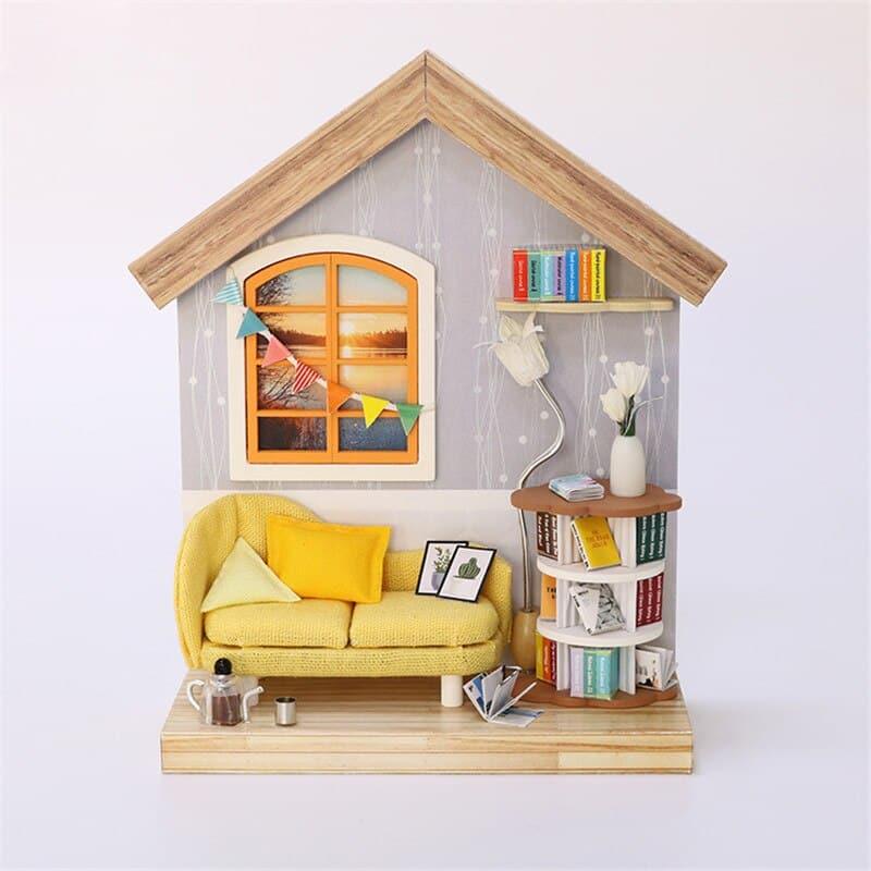Miniature Wooden DIY Doll House for Children - Stylus Kids