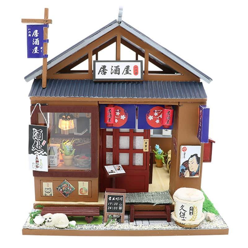Miniature Chocolate Shop DIY Doll House with Furniture - Stylus Kids