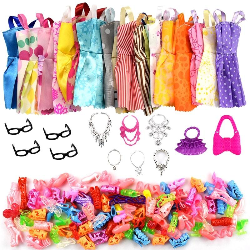 Doll Clothes and Accessories 32 pcs Set - Stylus Kids