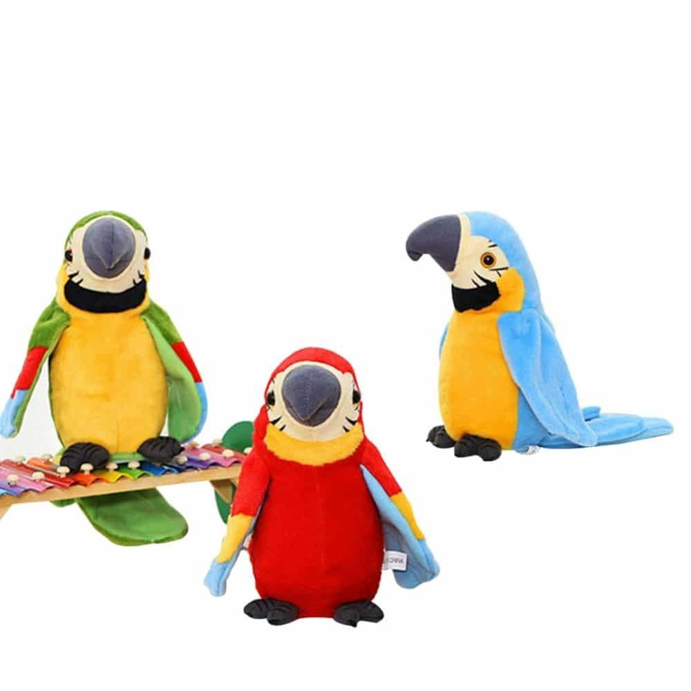 Soft Voice Repeating Parrot Toy - Stylus Kids