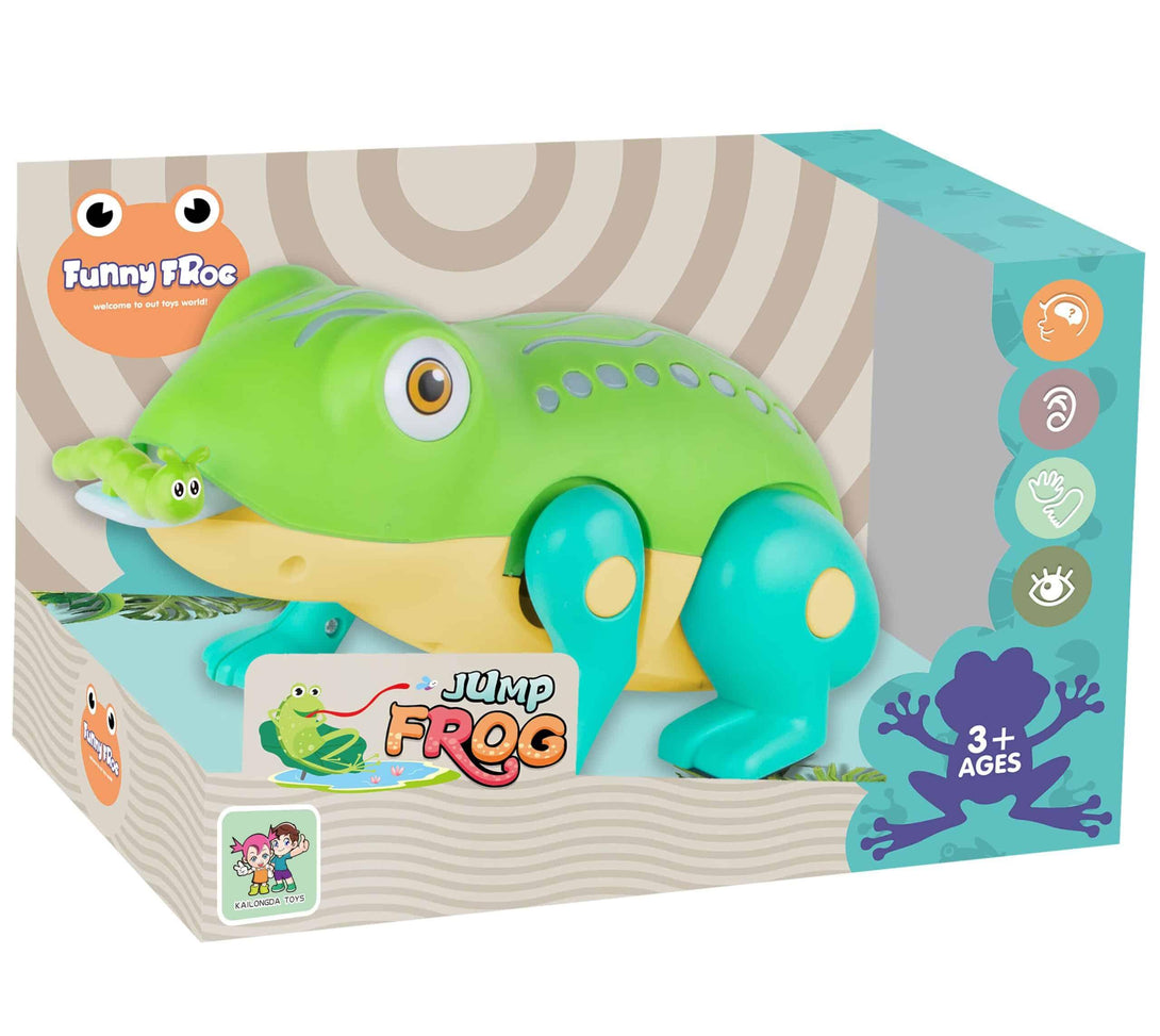 Electric Jumping Frog Toy with Lights - Stylus Kids