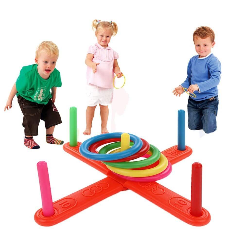 Hoop Ring Toss for Outdoor Playing - Stylus Kids