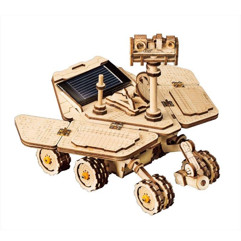 Kid's Space Car Solar Power Wooden Toy - Stylus Kids