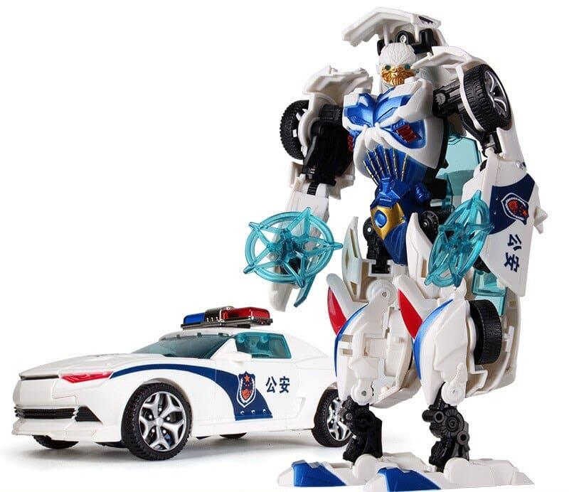 Plastic Transformed Robot Car Toy - Stylus Kids