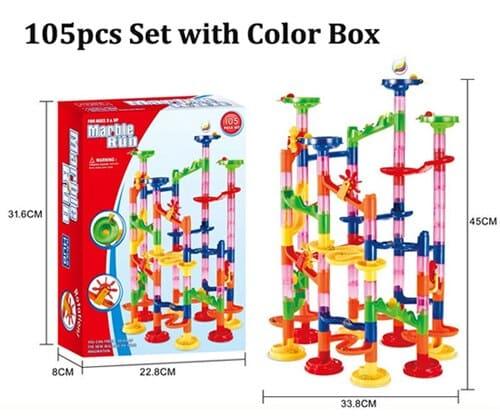 Set Marble Construction Building Blocks - Stylus Kids