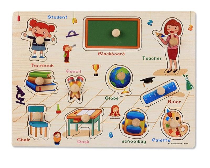 Montessori Wooden Puzzle Board - Stylus Kids