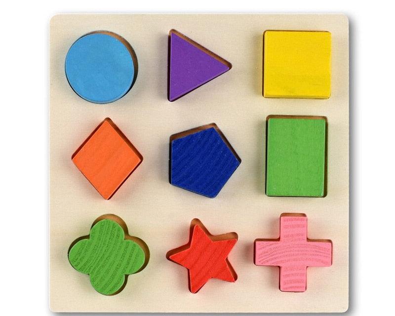 Montessori Wooden Puzzle Board - Stylus Kids