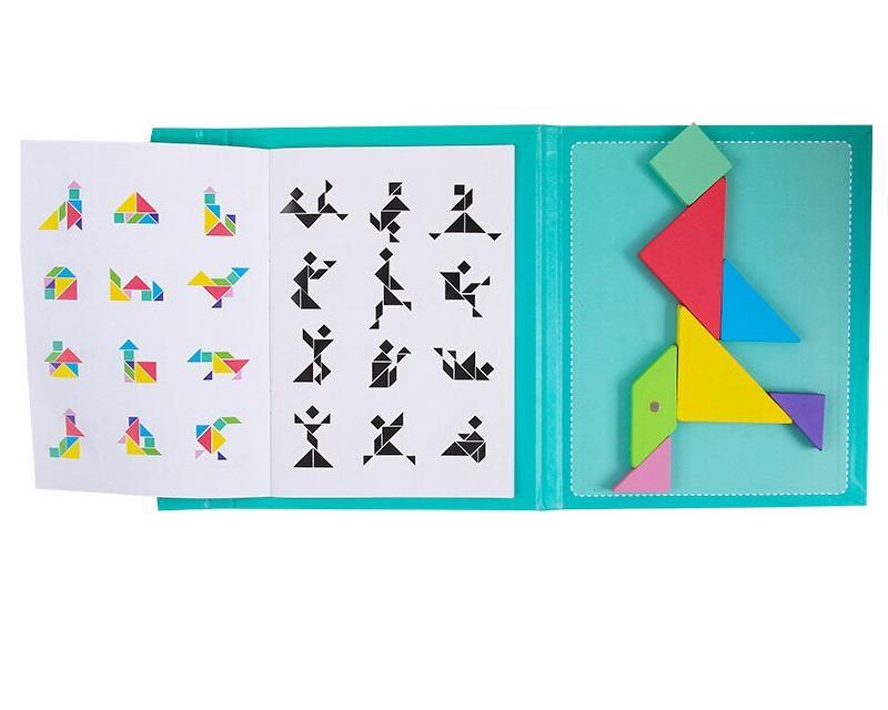 Magnetic Tangram Puzzle Book - Stylus Kids