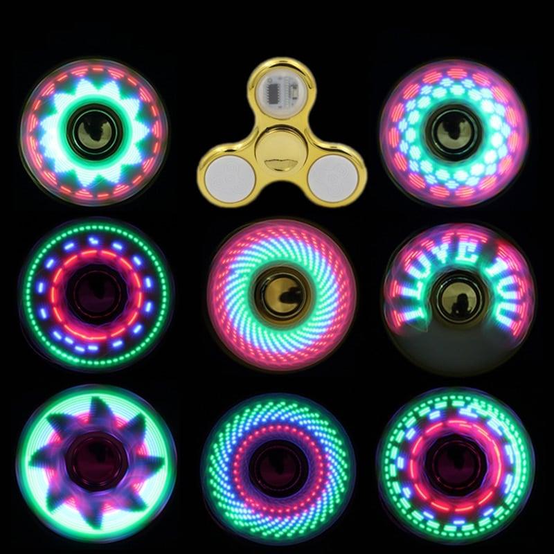 Colorful Glowing LED Fidget Spinner - Stylus Kids
