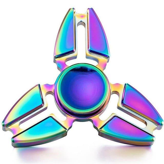 Metal Rainbow Anti-Anxiety Hand Fidget Spinners - Stylus Kids