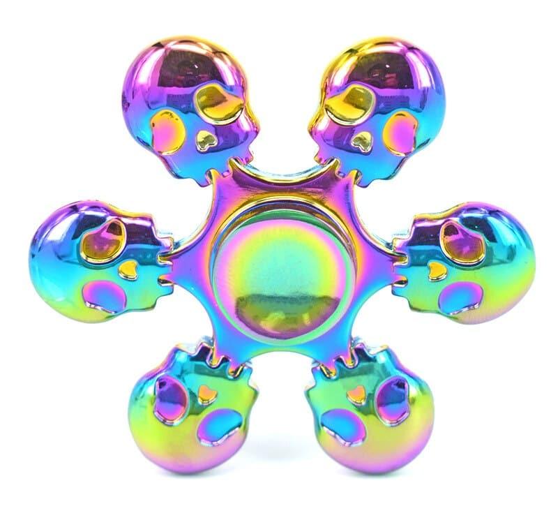 Metal Rainbow Anti-Anxiety Hand Fidget Spinners - Stylus Kids