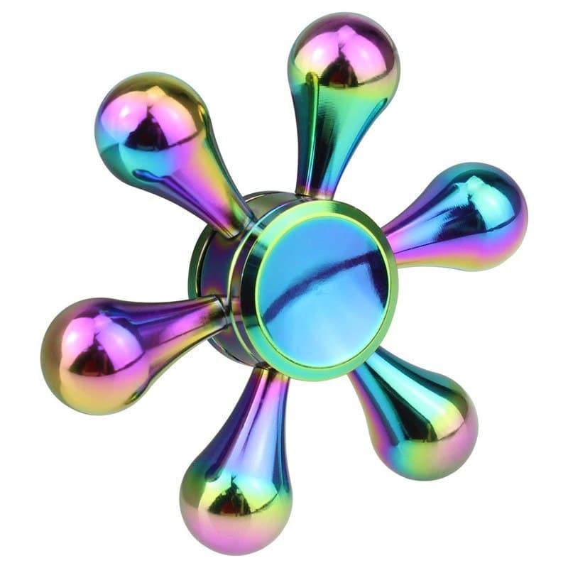 Metal Rainbow Anti-Anxiety Hand Fidget Spinners - Stylus Kids