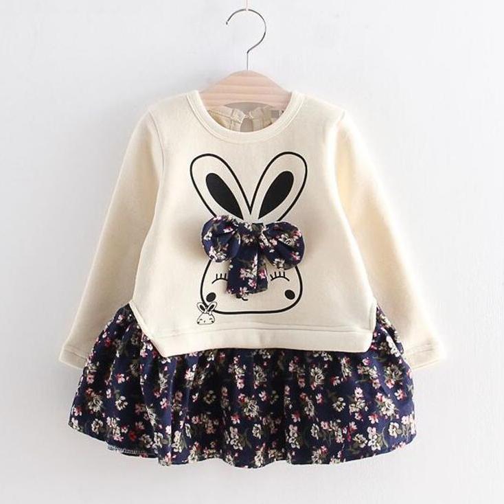 Baby Girl's Bunny Style Dress - Stylus Kids