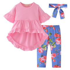 Baby Girls Printed Clothing Set 3 Pcs - Stylus Kids