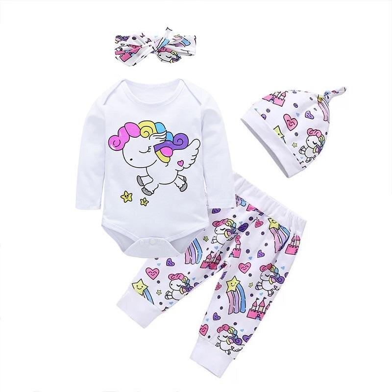 Baby Girls Printed Clothing Set 3 Pcs - Stylus Kids