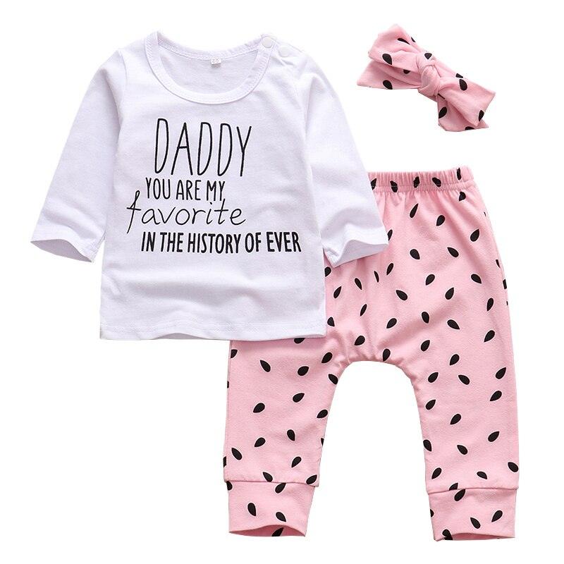 Baby Girls Printed Clothing Set 3 Pcs - Stylus Kids