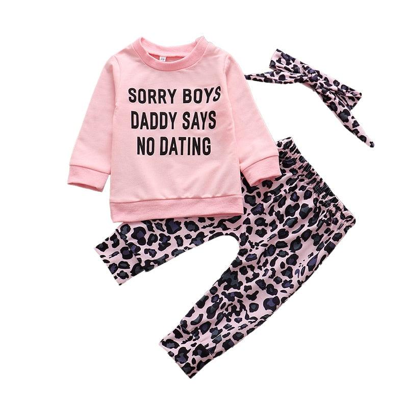 Baby Girls Printed Clothing Set 3 Pcs - Stylus Kids