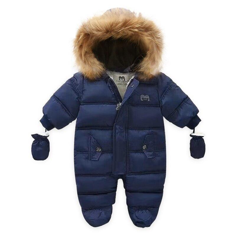 Baby Thick Warm Hooded Snowsuit - Stylus Kids
