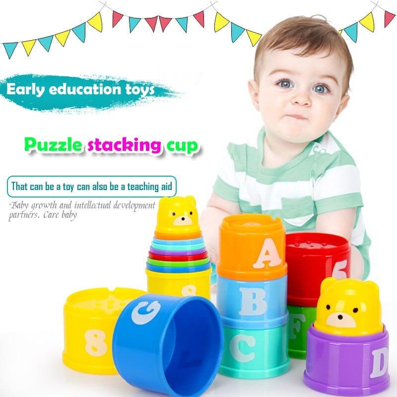Letters and Numbers Learning Stacking Cups Set - Stylus Kids