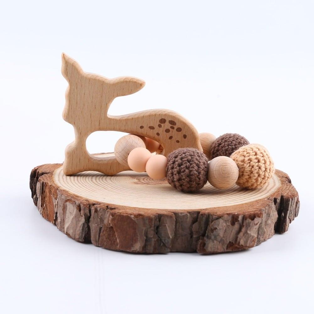 Babies' Wooden Bracelet Teether Toy - Stylus Kids