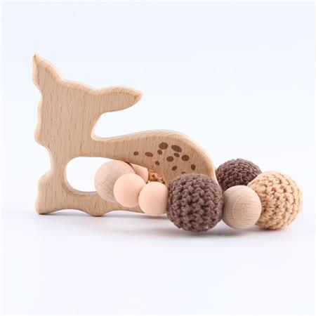Babies' Wooden Bracelet Teether Toy - Stylus Kids