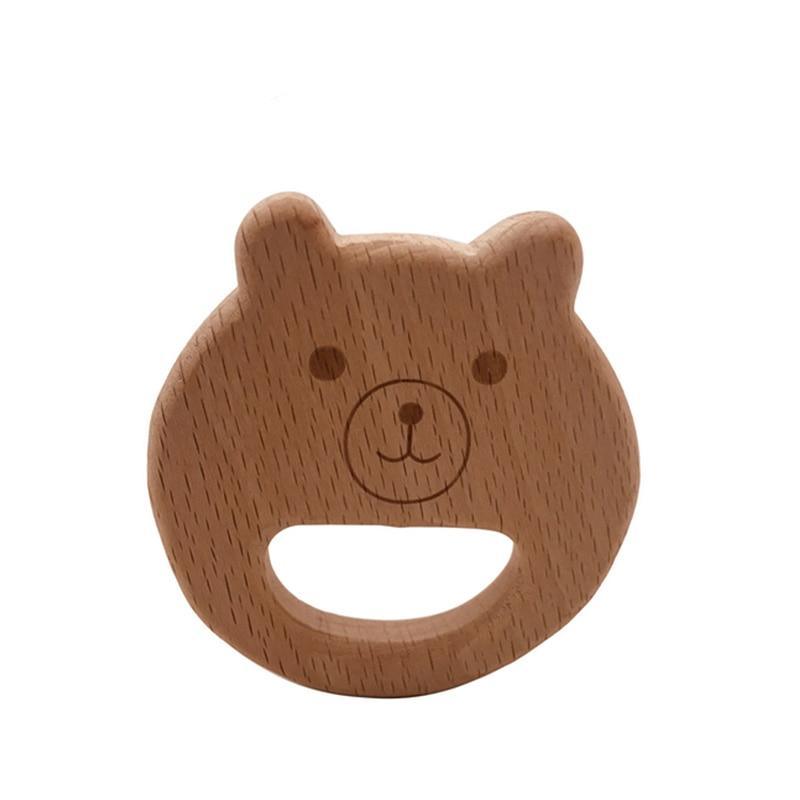 Organic Bear Shaped Baby Teether Set - Stylus Kids