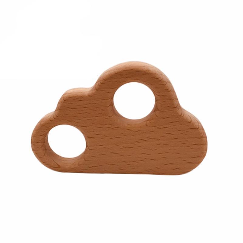 Natural Wood Baby Teether Toy Set - Stylus Kids