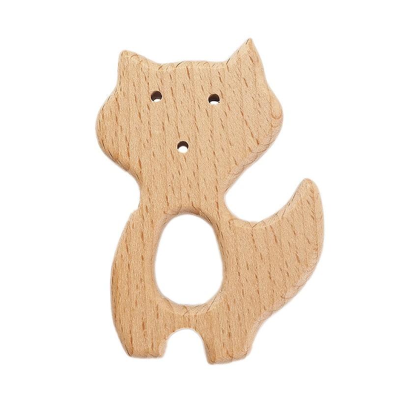 Wooden Horse Shaped Baby Teether Set - Stylus Kids
