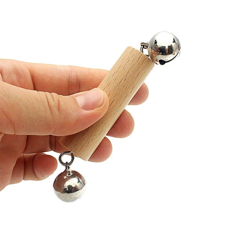Wooden Rattle with Bells - Stylus Kids