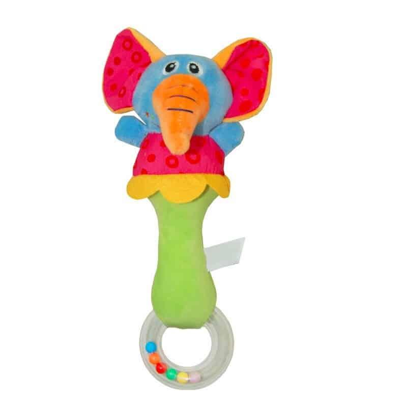 Baby's Cute Plush Animal Rattle Toy - Stylus Kids