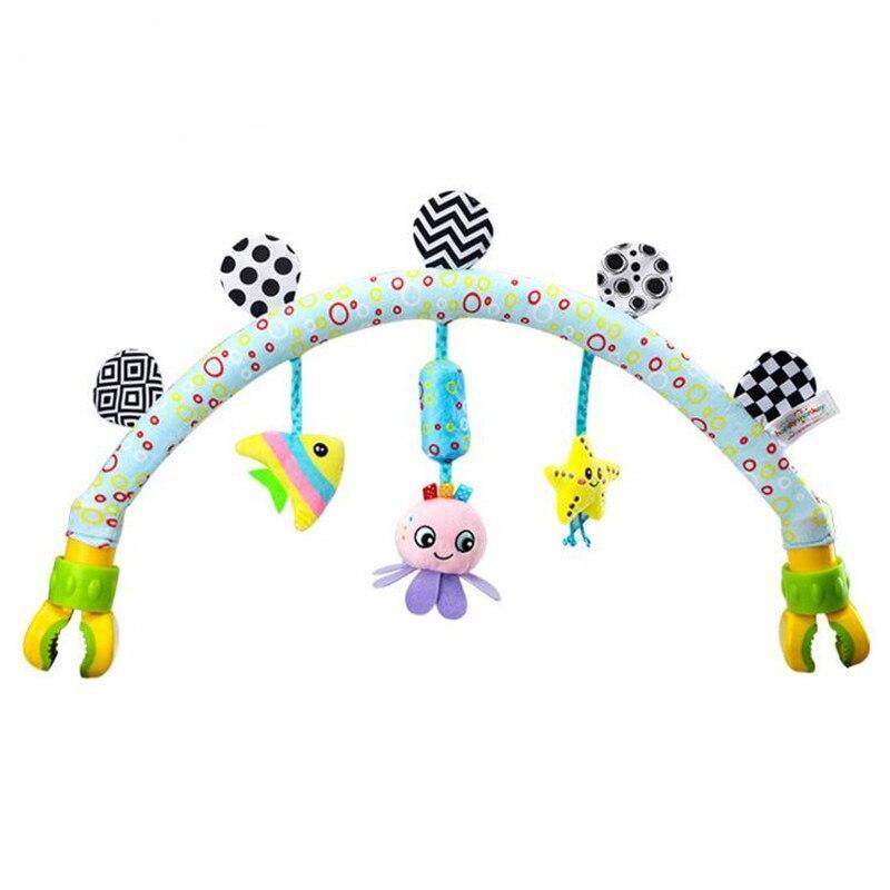 Colorful Animals Hanging Stroller Baby Rattle - Stylus Kids